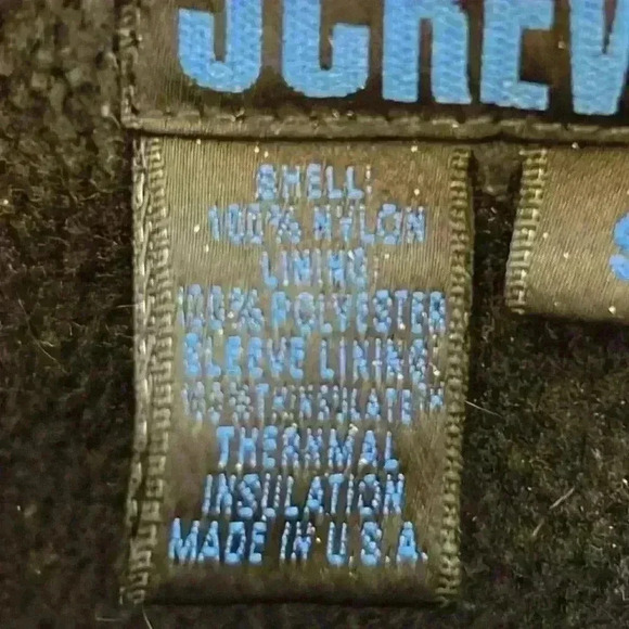 J Crew Sport Hooded Jacket Men's Sz Small Gray 1/4 Zip Pullover Fleece Lined - Picture 9 of 12